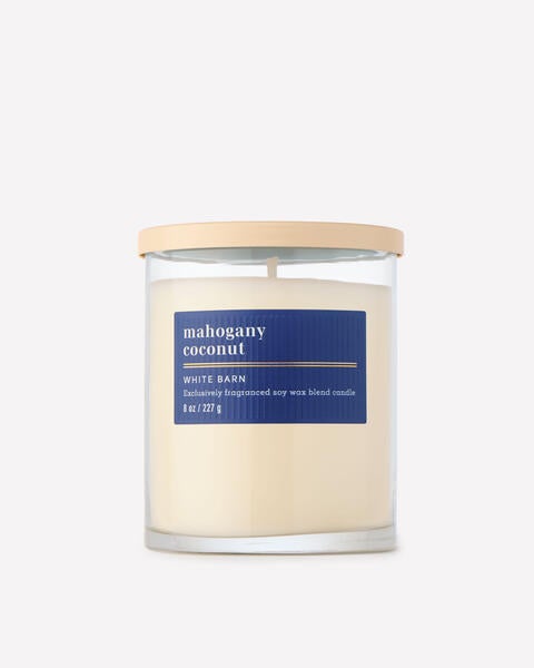 Mahogany Coconut Single Wick Candle