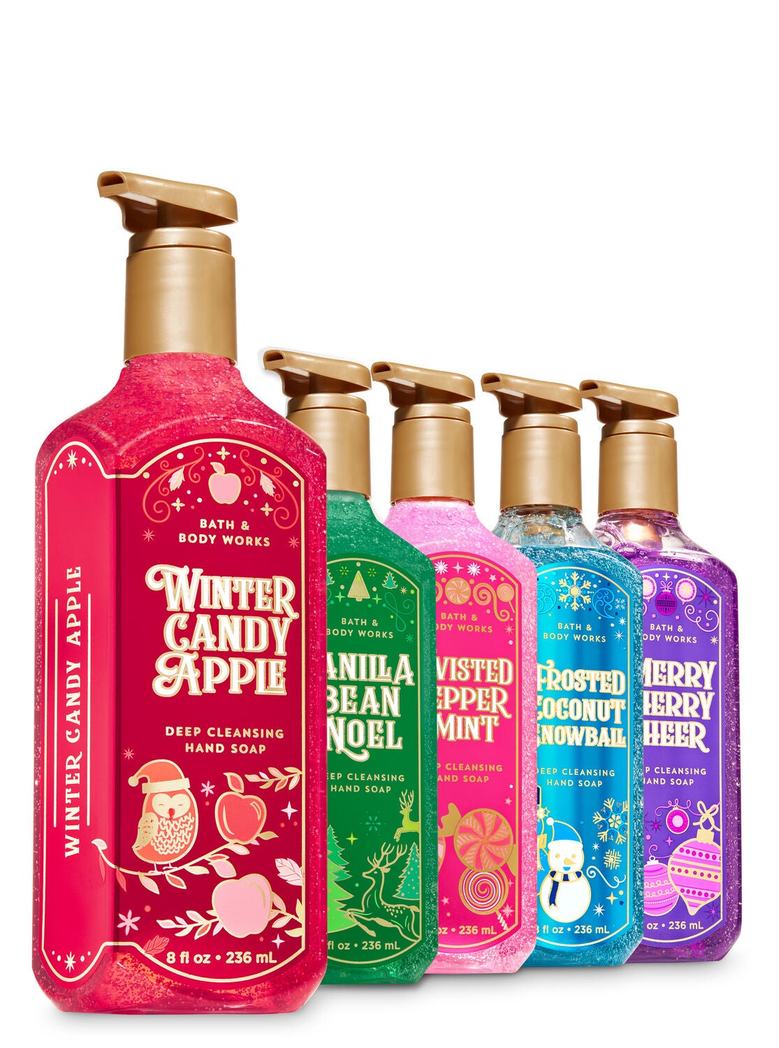 Holiday Traditions Deep Cleansing Hand Soap, 5-Pack - Bath And Body Works