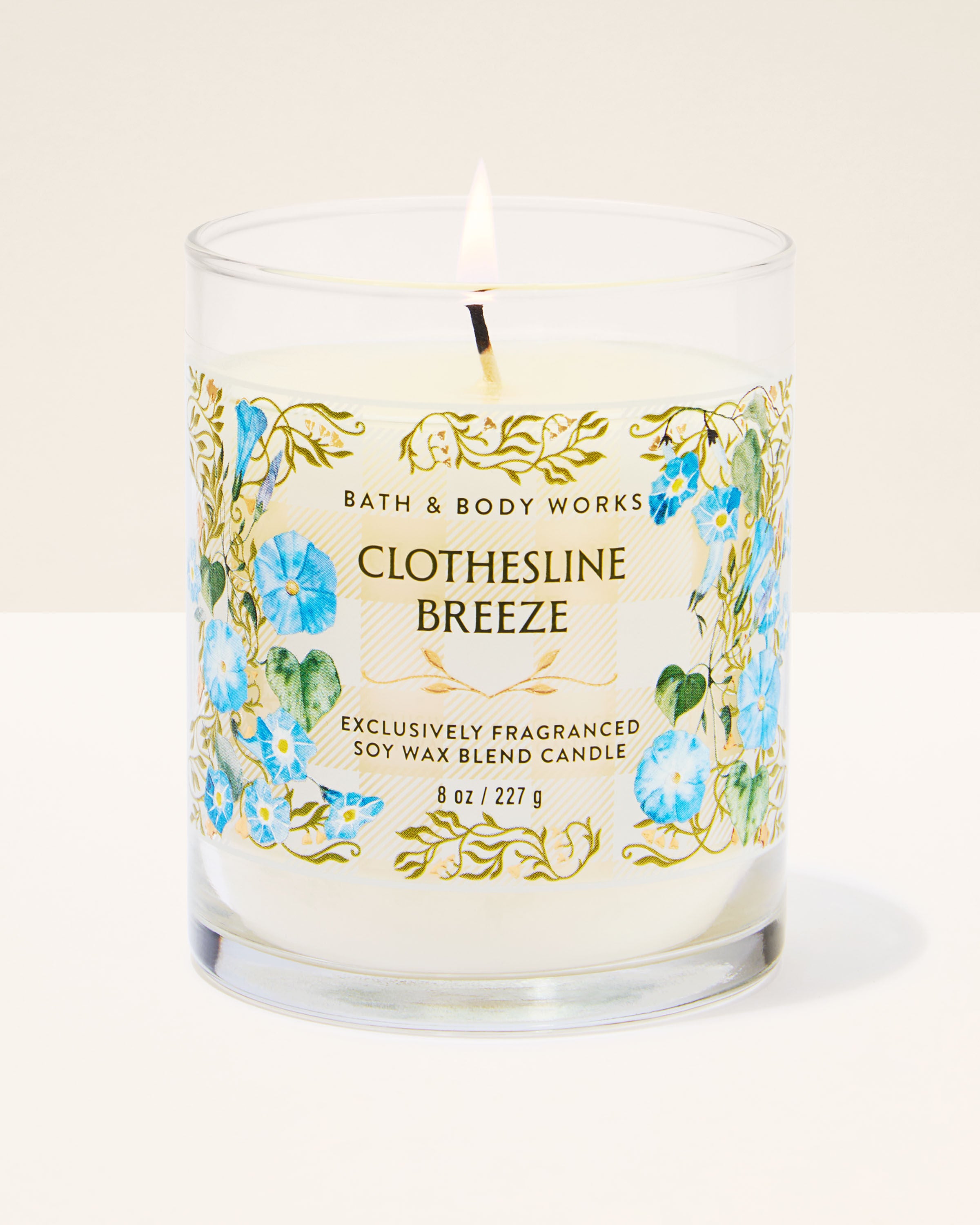 Clothesline Breeze Single Wick Candle | Bath & Body Works