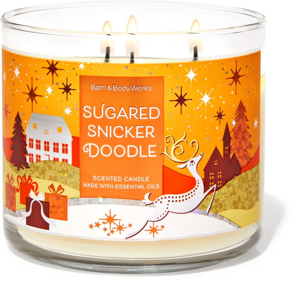 3 Wick Scented Candles Bath Body Works