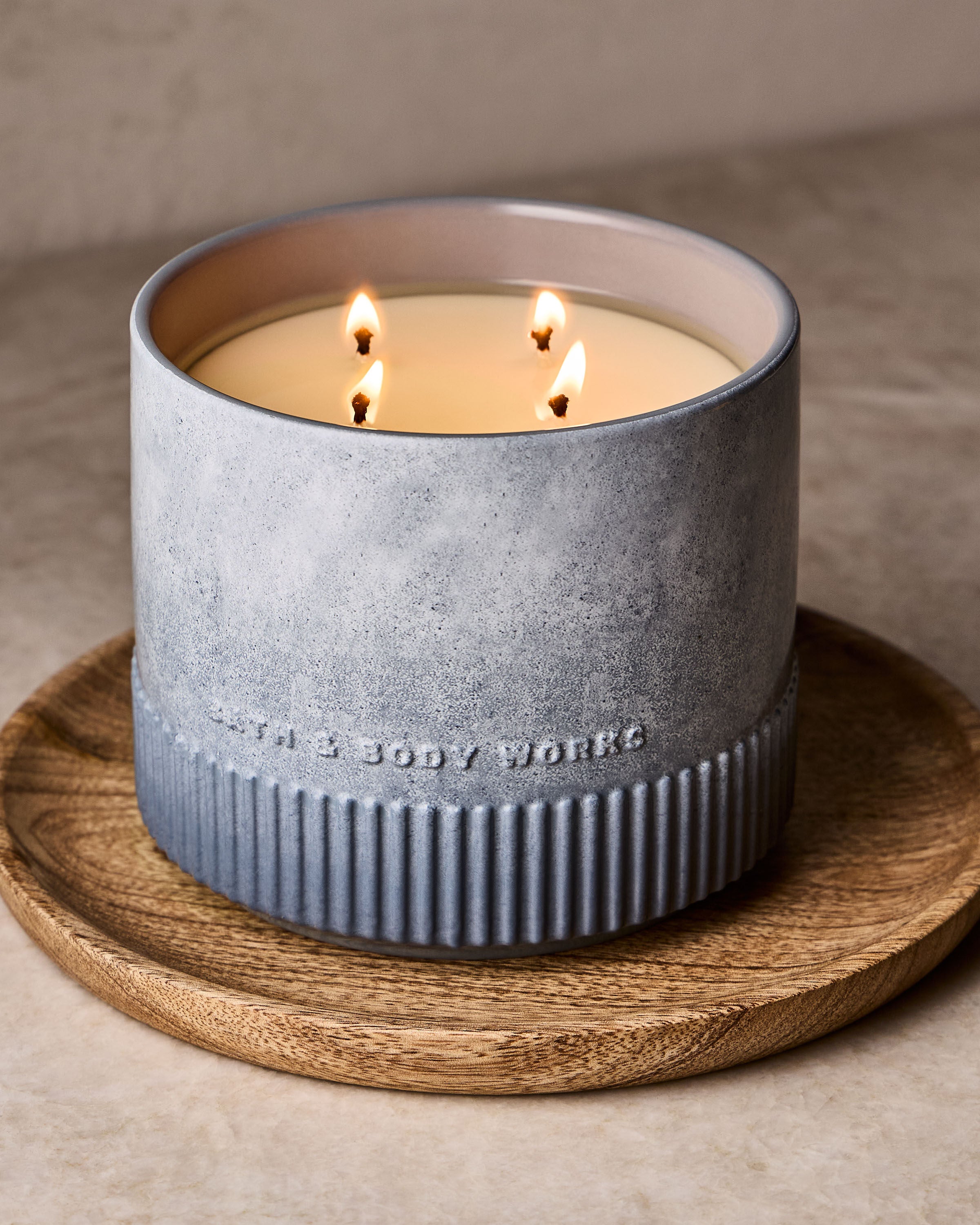 Lavender + Jasmine 4-Wick Candle | Bath & Body Works