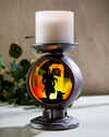 The Mandalorian Light-Up Pedestal 3-Wick Candle Holder
