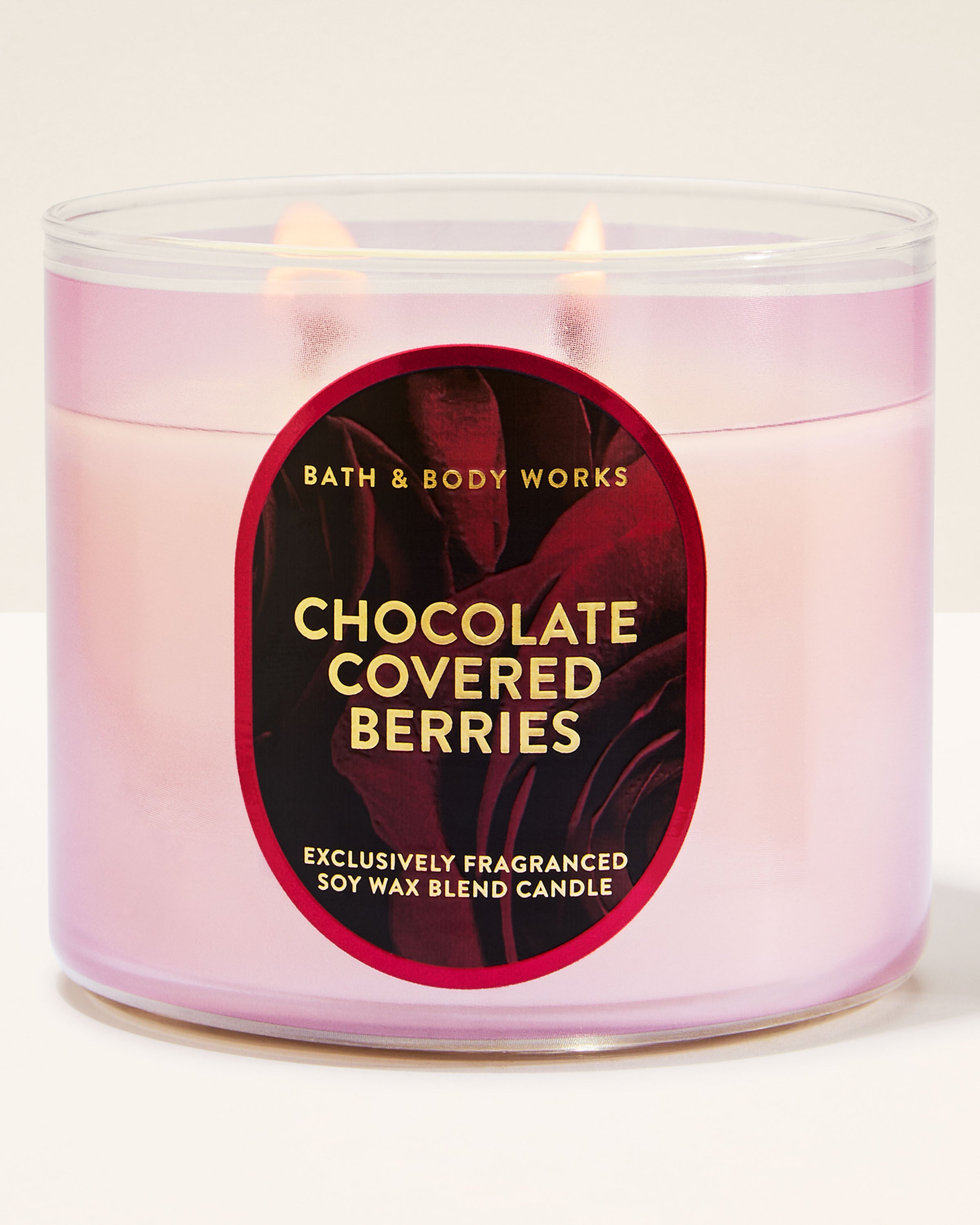 Chocolate Covered Berries 3-Wick Candle | Bath & Body Works