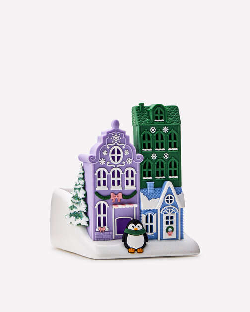 Light- Up Holiday Villiage Soap Holder