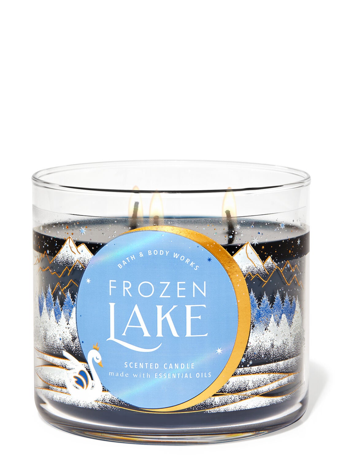 Frozen Lake 3 Wick Candle Bath Body Works