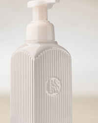 Cream Ceramic Gentle & Clean Foaming Hand Soap Dispenser