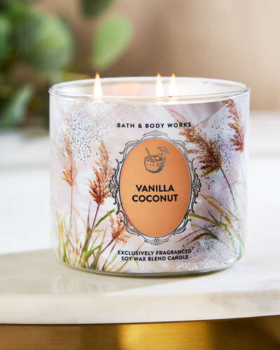 Vanilla Coconut 3-Wick Candle