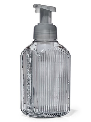 Charcoal Vertical Lines Gentle & Clean Foaming Hand Soap Dispenser ...
