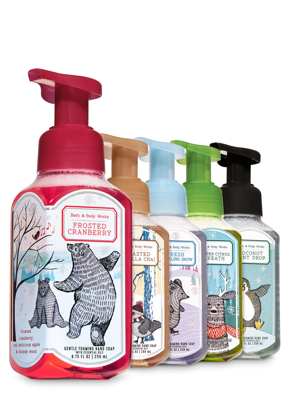 Nordic Noel Gentle Foaming Hand Soap, 5-Pack - Bath And Body Works