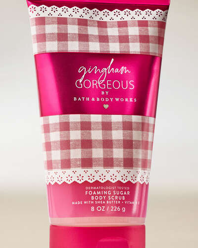 Gingham Gorgeous Foaming Sugar Body Scrub
