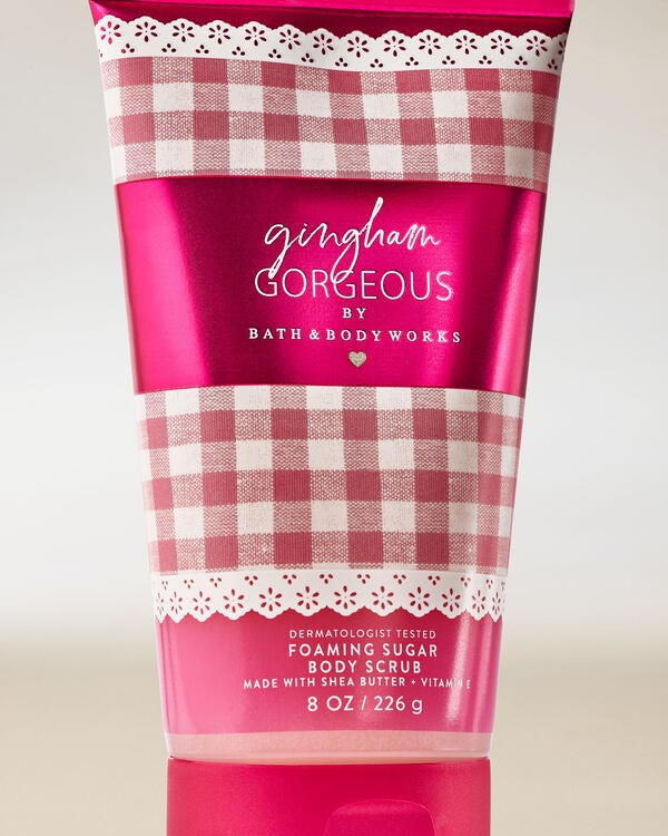 Gingham Gorgeous Foaming Sugar Body Scrub