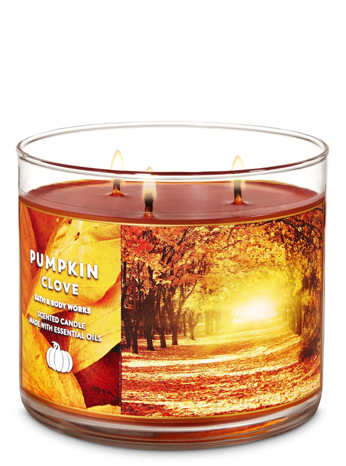 Pumpkin Clove 3-Wick Candle - Bath And Body Works