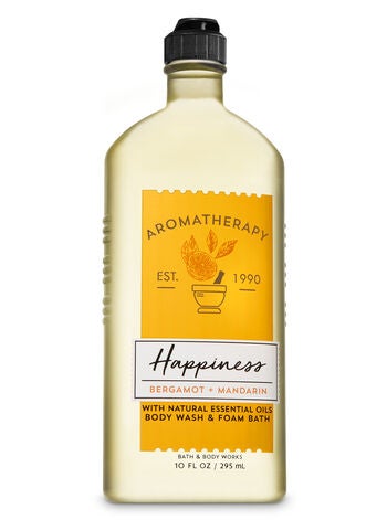Happiness - Bergamot & Mandarin Body Wash & Foam Bath