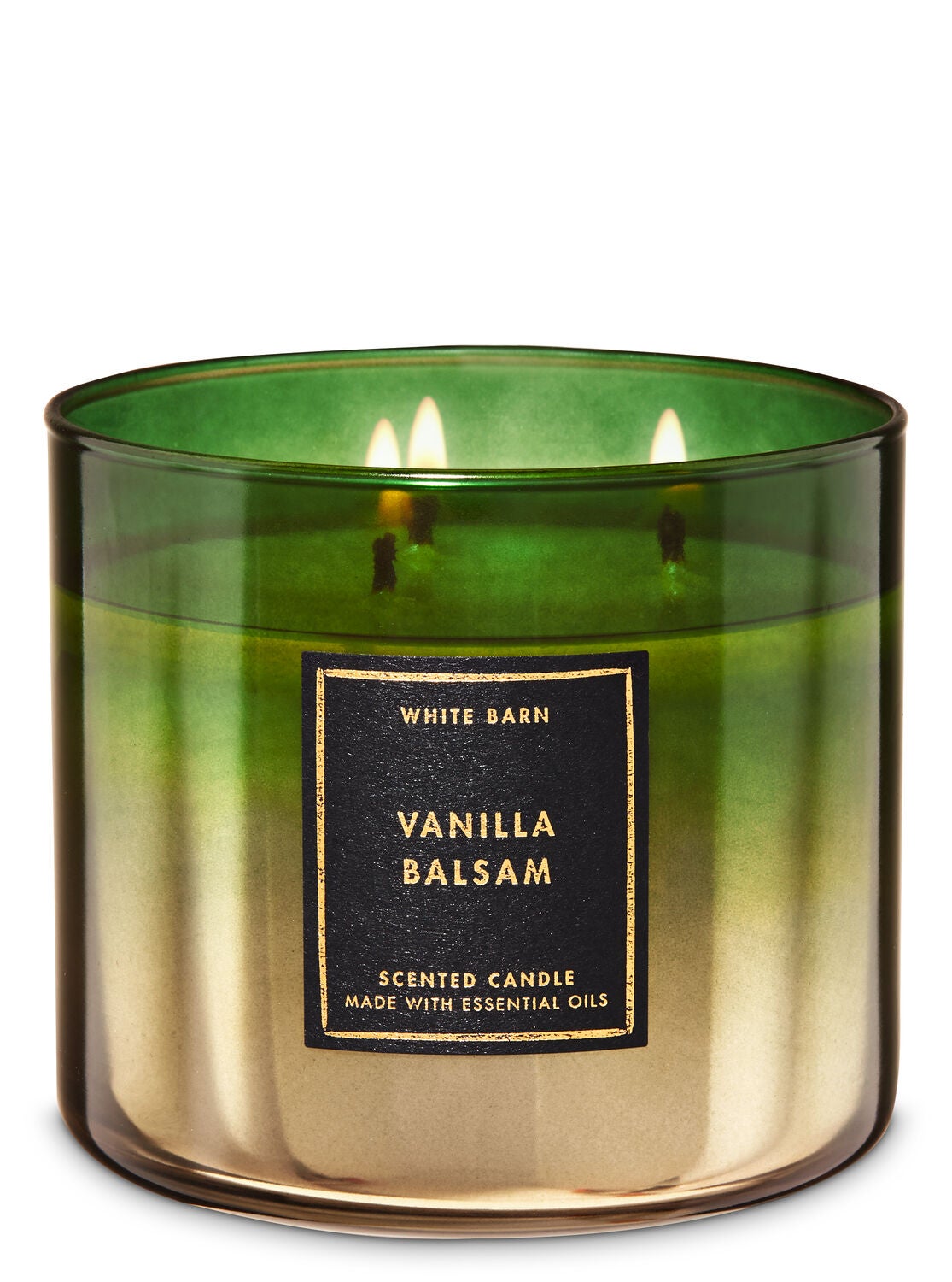 White Barn Vanilla Balsam 3-Wick Candle - Bath And Body Works