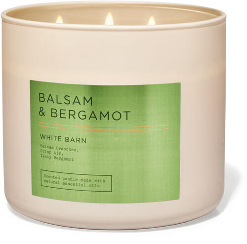 Balsam &amp; Bergamot 3-Wick Candle