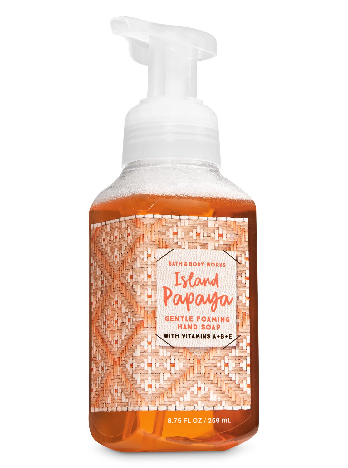 Island Papaya Gentle Foaming Hand Soap - Bath And Body Works