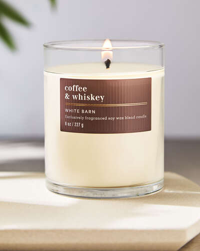 Coffee & Whiskey Single Wick Candle