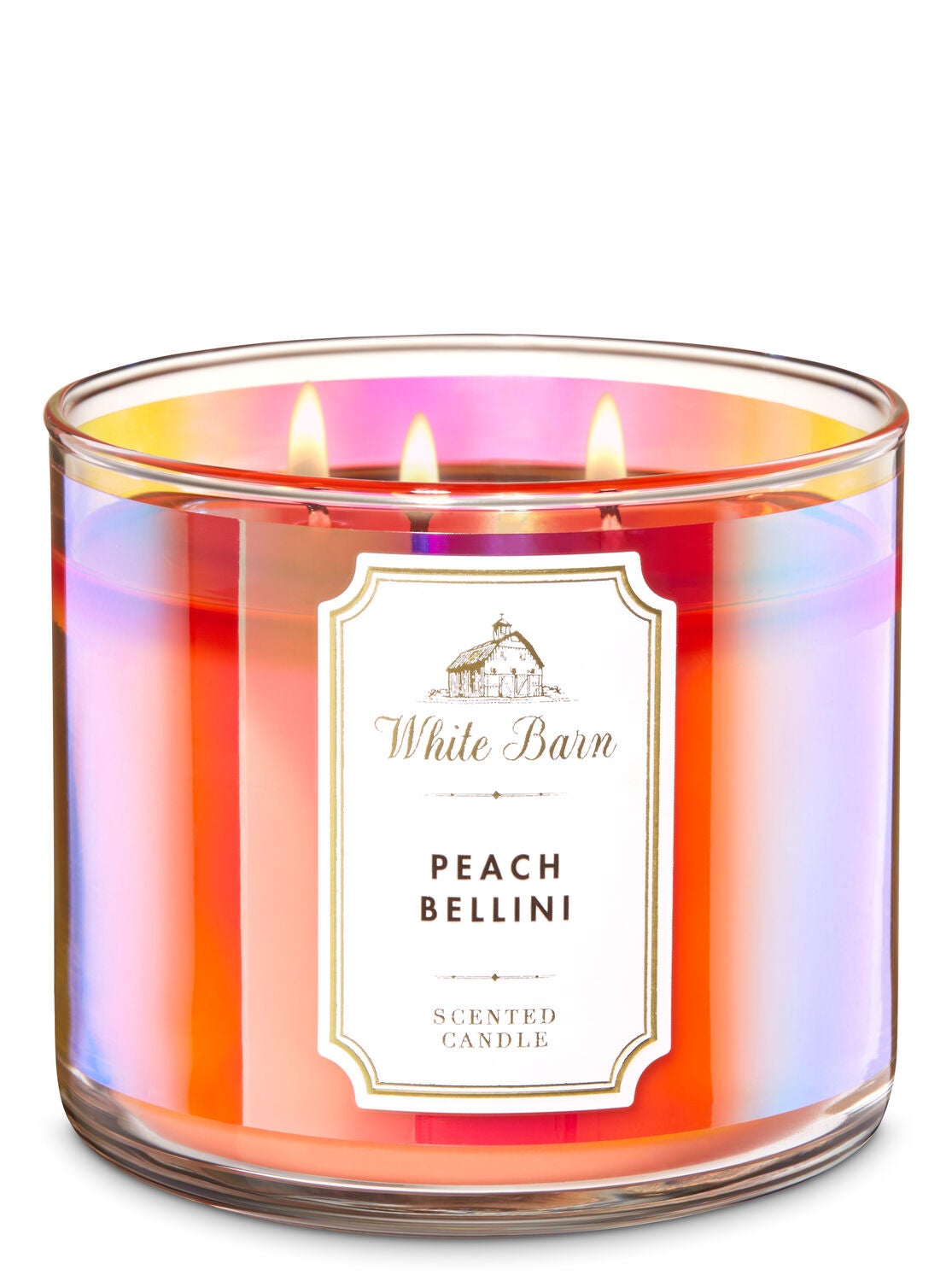 Peach Bellini 3-Wick Candle - Bath And Body Works