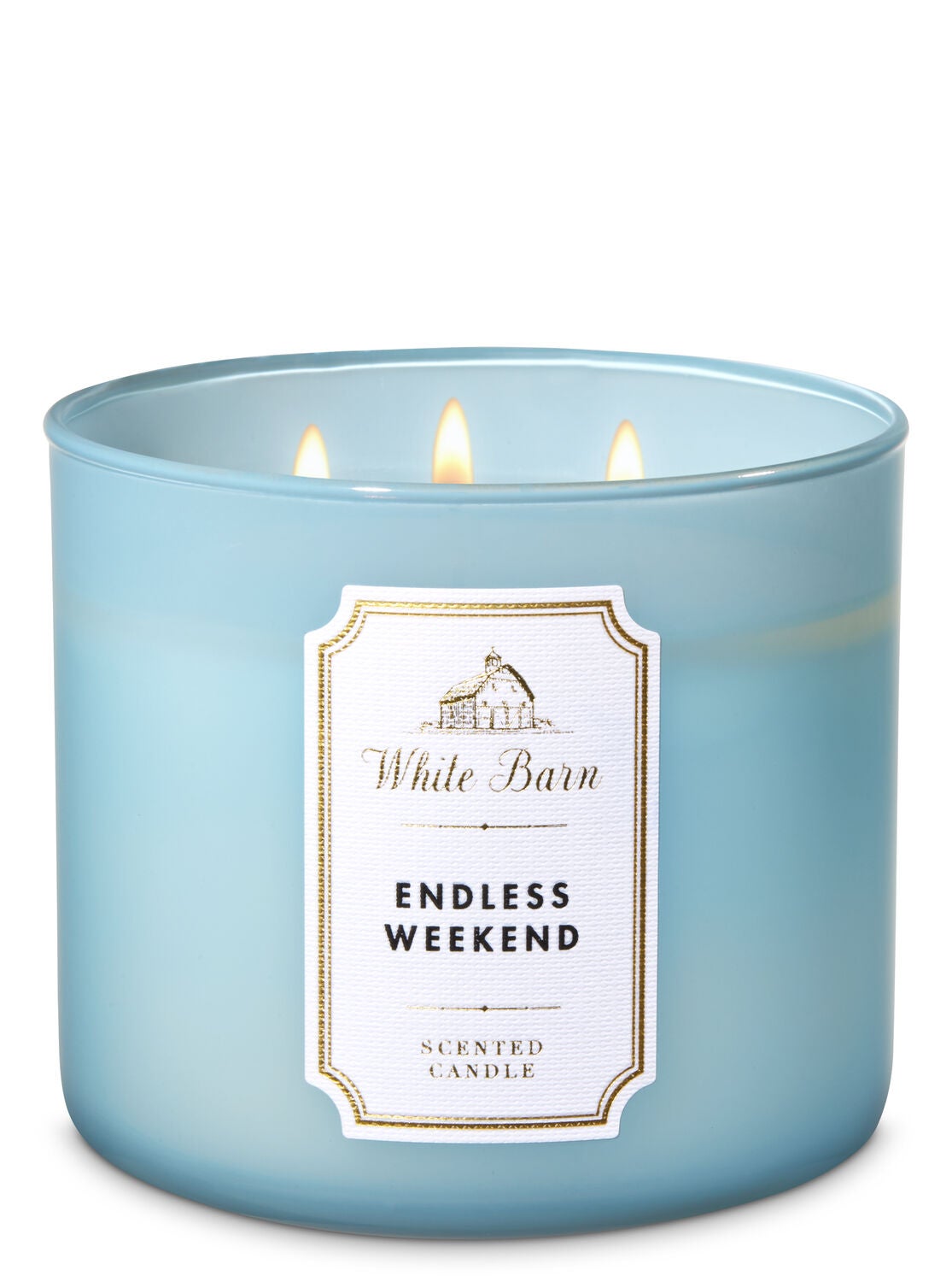 White Barn Endless Weekend 3-Wick Candle - Bath And Body Works