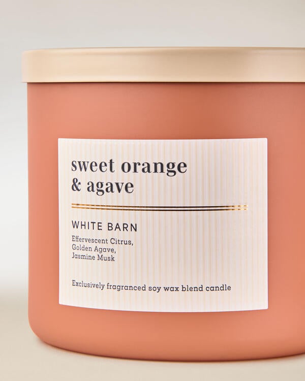 Sweet Orange & Agave 3-Wick Candle