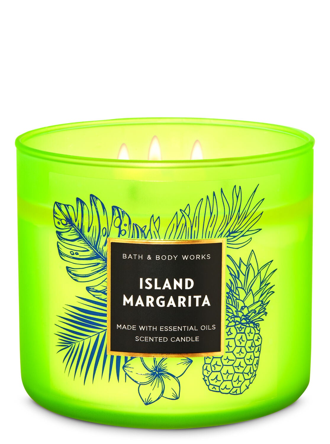 Island Margarita 3-Wick Candle - Bath And Body Works
