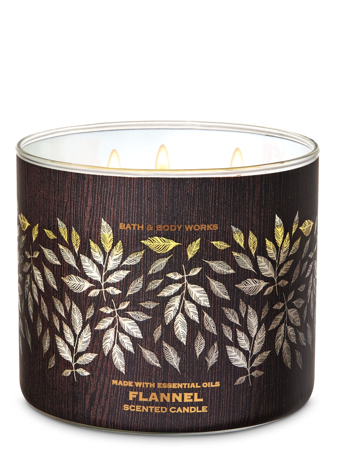 Flannel 3-Wick Candle - Bath And Body Works