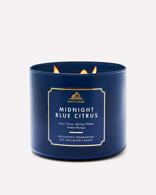 Midnight Blue Citrus 3-Wick Candle