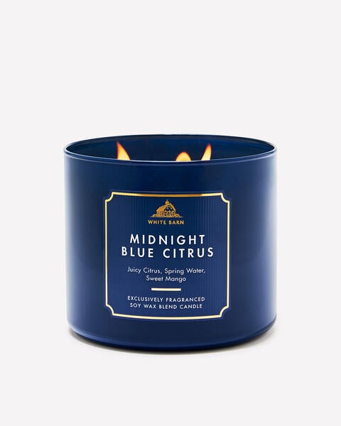 Midnight Blue Citrus 3-Wick Candle