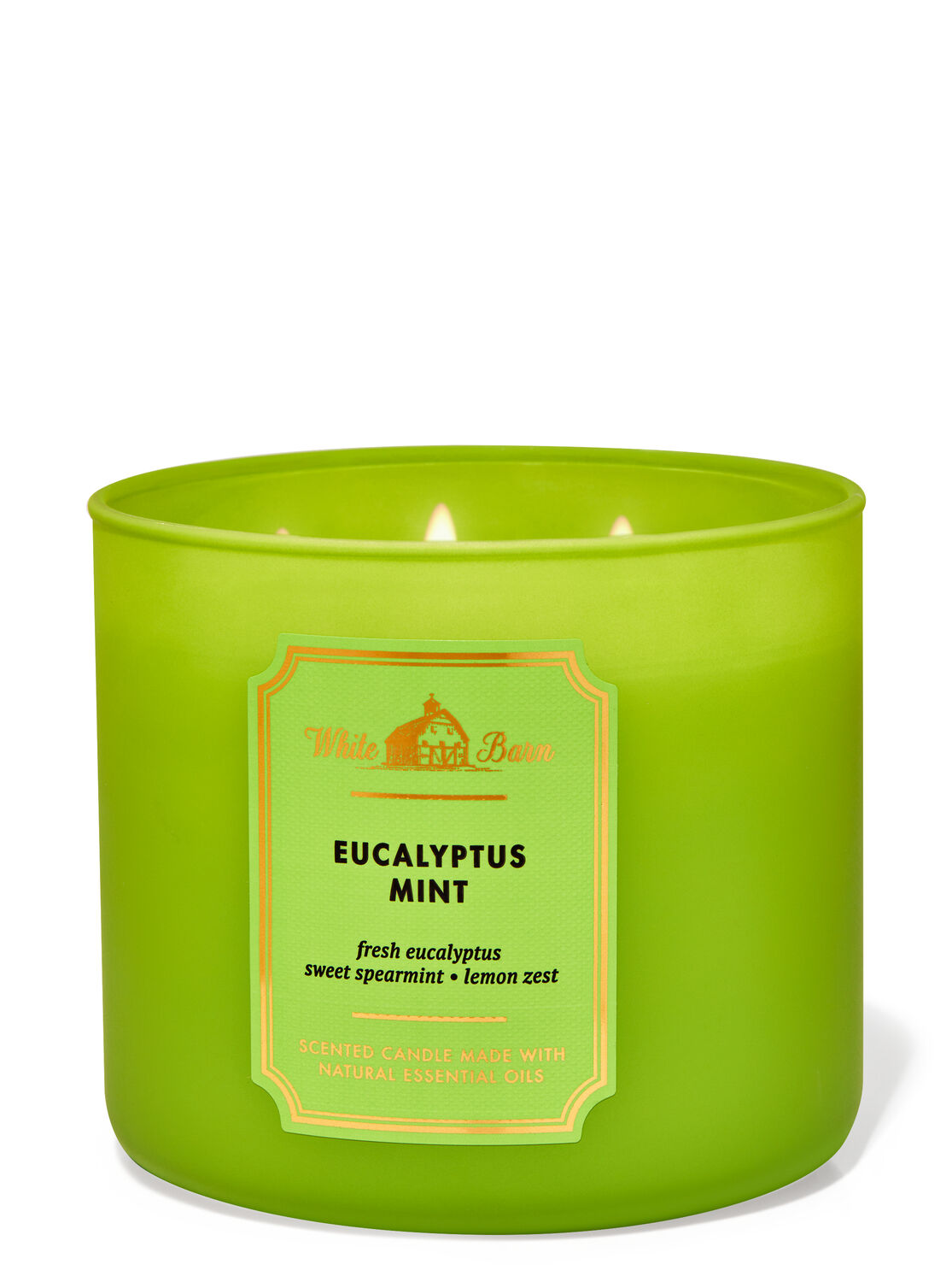 2 Bath Body Works BUTTERCREAM MINT 3-Wick Filled Candle 14.5 oz 