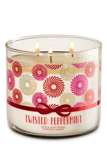 Twisted Peppermint 3-Wick Candle