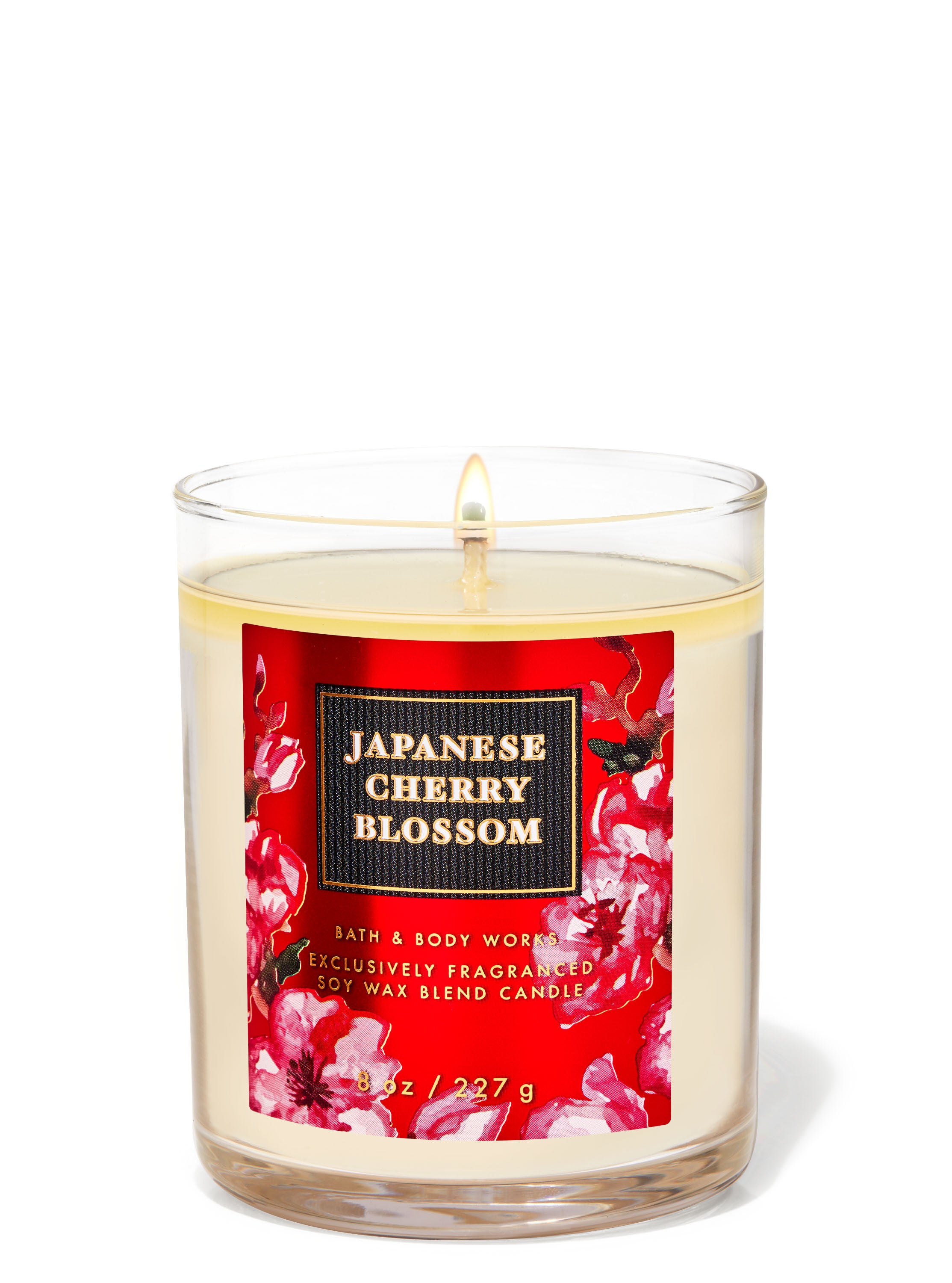 Japanese Cherry Blossom Single Wick Candle | Bath & Body Works