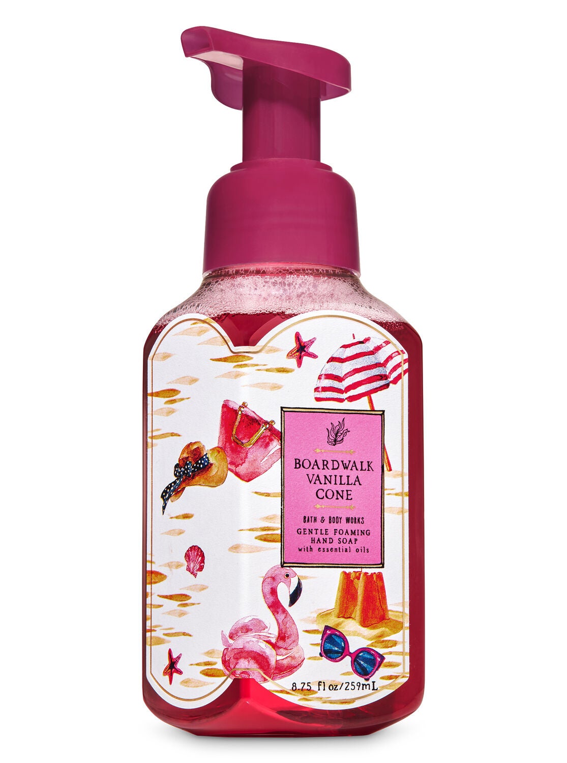 Boardwalk Vanilla Cone Gentle Foaming Hand Soap - Bath And Body Works