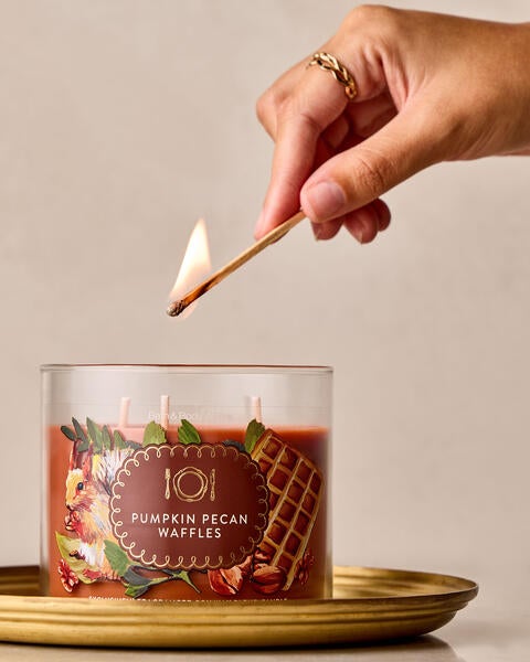 Pumpkin Pecan Waffles 3-Wick Candle