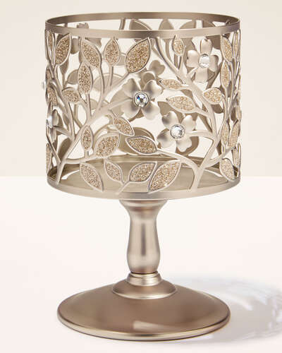 Dogwood Pedestal 3-Wick Candle Holder