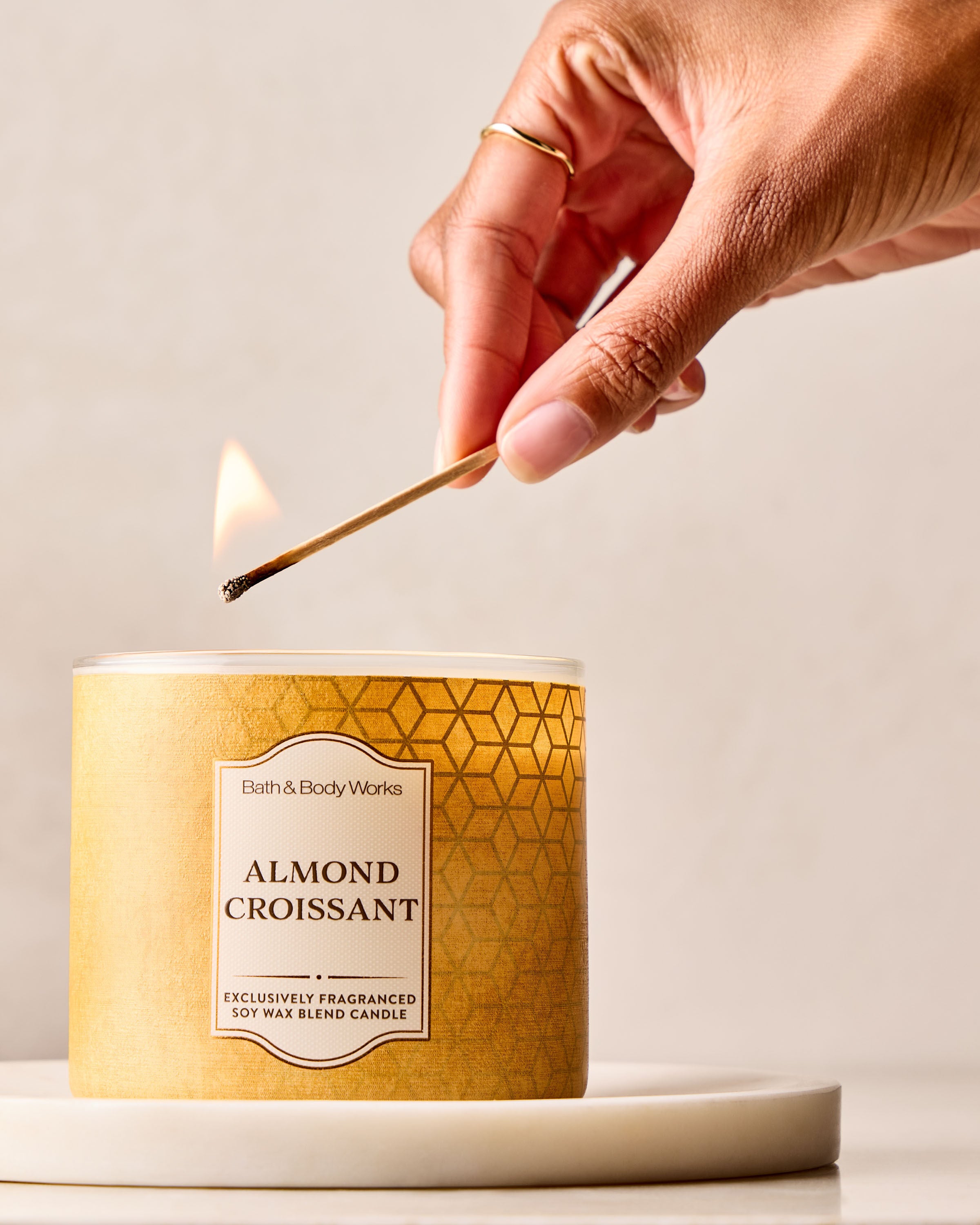 Almond Croissant 3-Wick Candle | Bath & Body Works