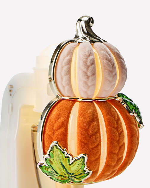 Knit Pumpkin Stack Scent Control™ Nightlight Wallflowers Fragrance Plug