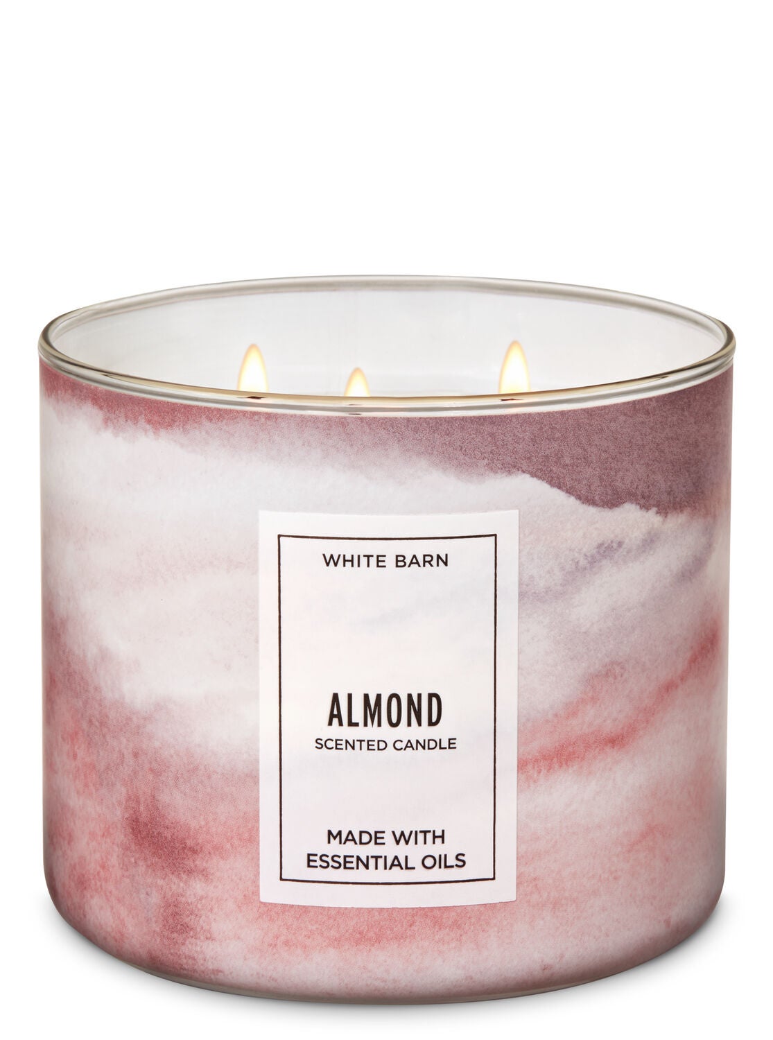 White Barn Almond 3-Wick Candle - Bath And Body Works