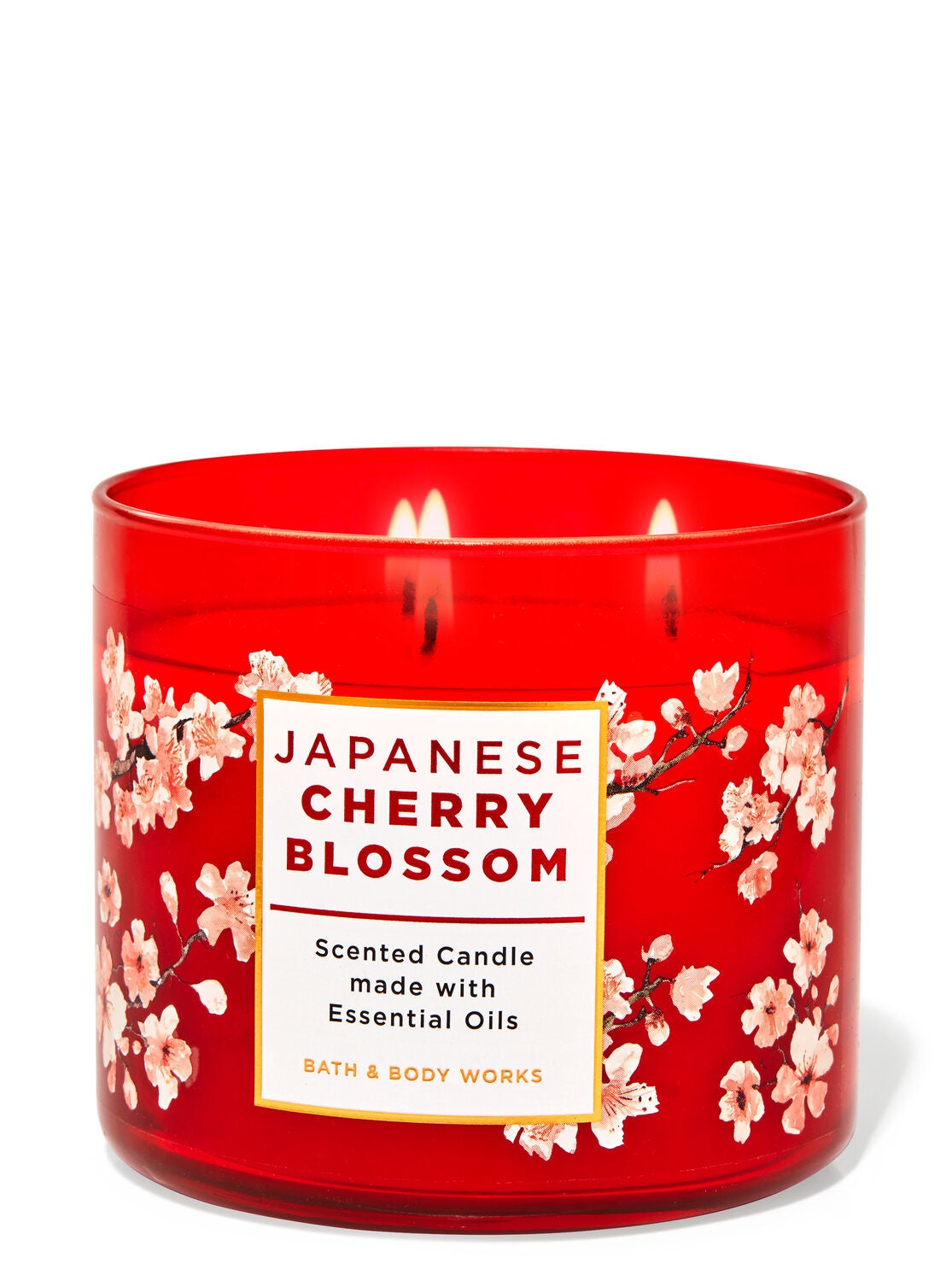 Bath & Body Works Medium 1 Wick Candle Washington D.C Cherry Blossom Lot of 3 