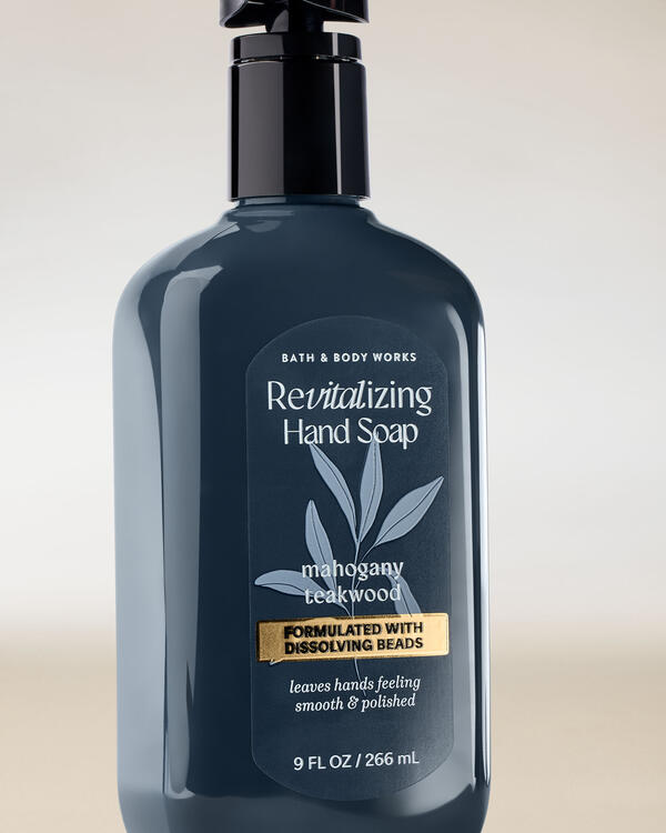 Mahogany Teakwood Revitalizing Gel Hand Soap