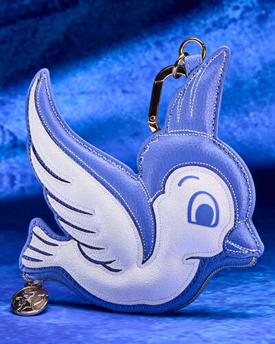 Snow White Blue Bird Coin Purse