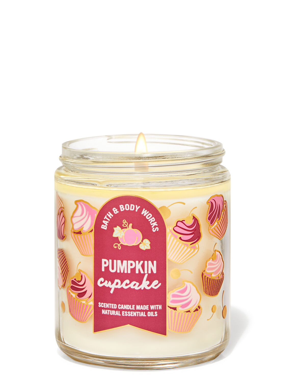 Pumpkin Cupcake Single Wick Candle
