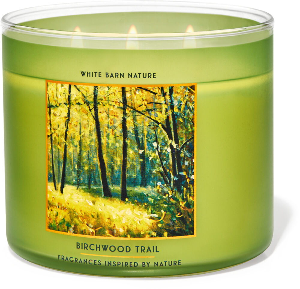 BATH BODY WORKS BEACH GLOW SALTED OAK BONFIRE SCENTED CANDLE 3 WICK 14.5OZ LARGE 