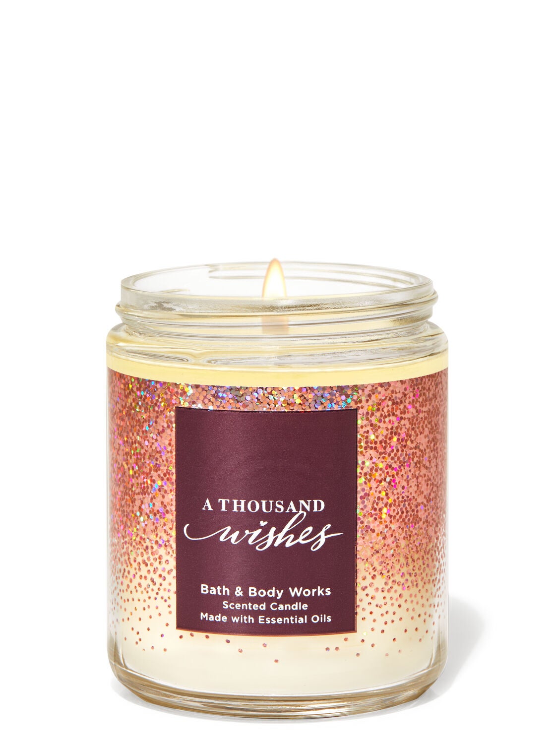 A Thousand Wishes Single Wick Candle - Bath And Body Works