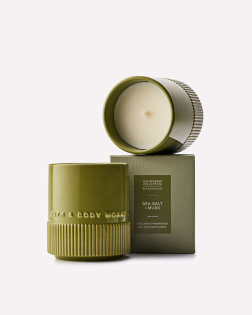 Sea Salt + Musk Single Wick Candle