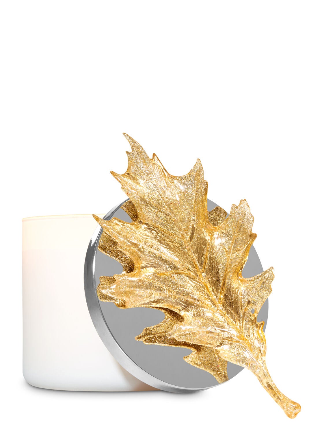 Glittery Gold Leaf Candle Magnet - Bath And Body Works