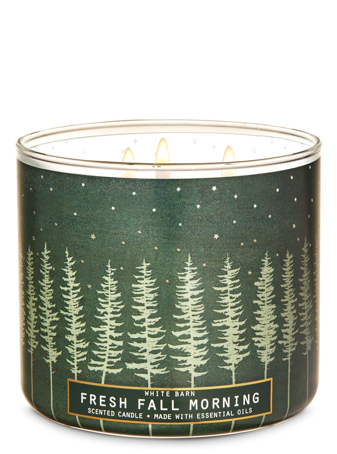 Fresh Fall Morning 3 Wick Candle Bath Body Works