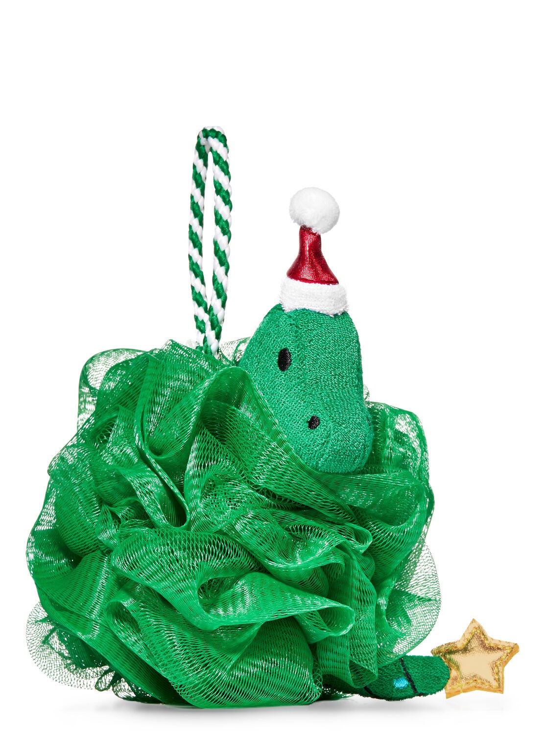 Green Christmas Dino Loofah - Bath And Body Works