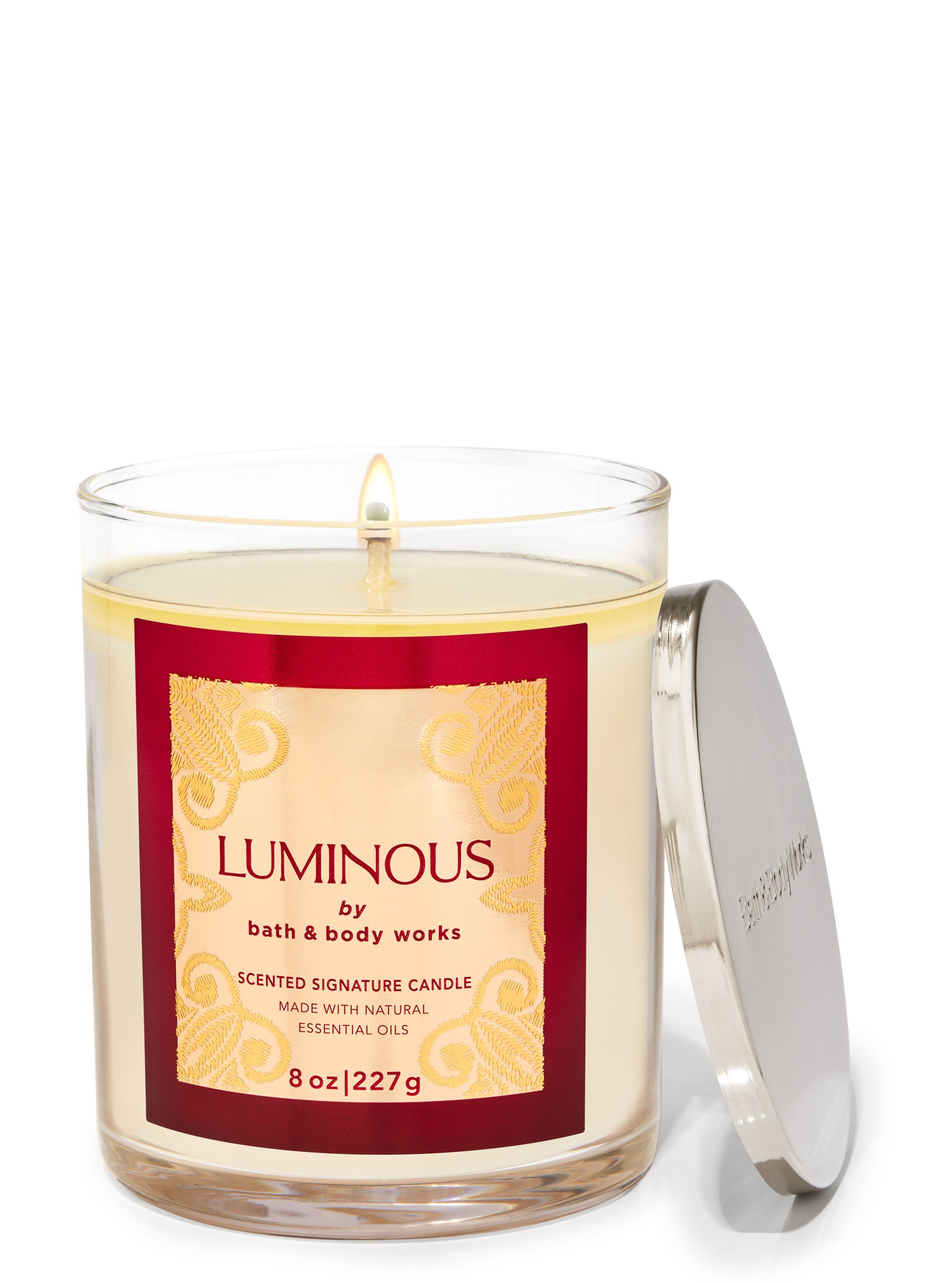 Luminous Signature Single Wick Candle