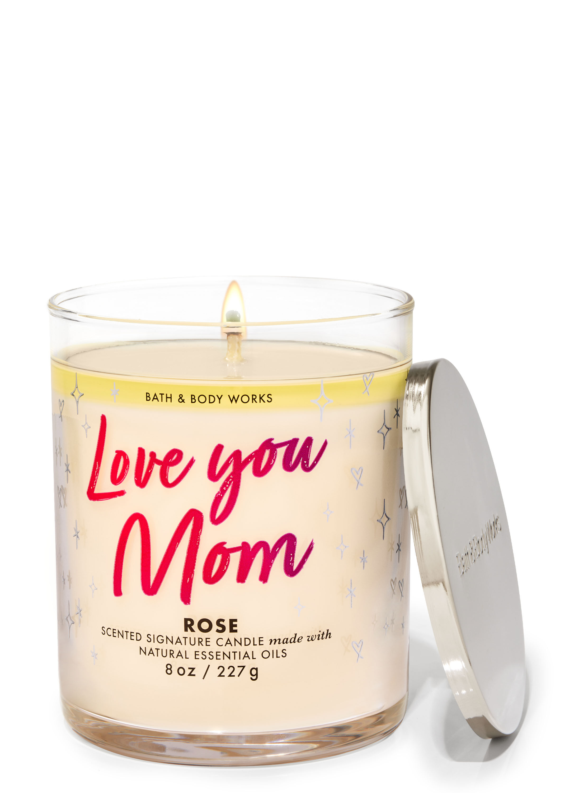 Rose Single Wick Candle