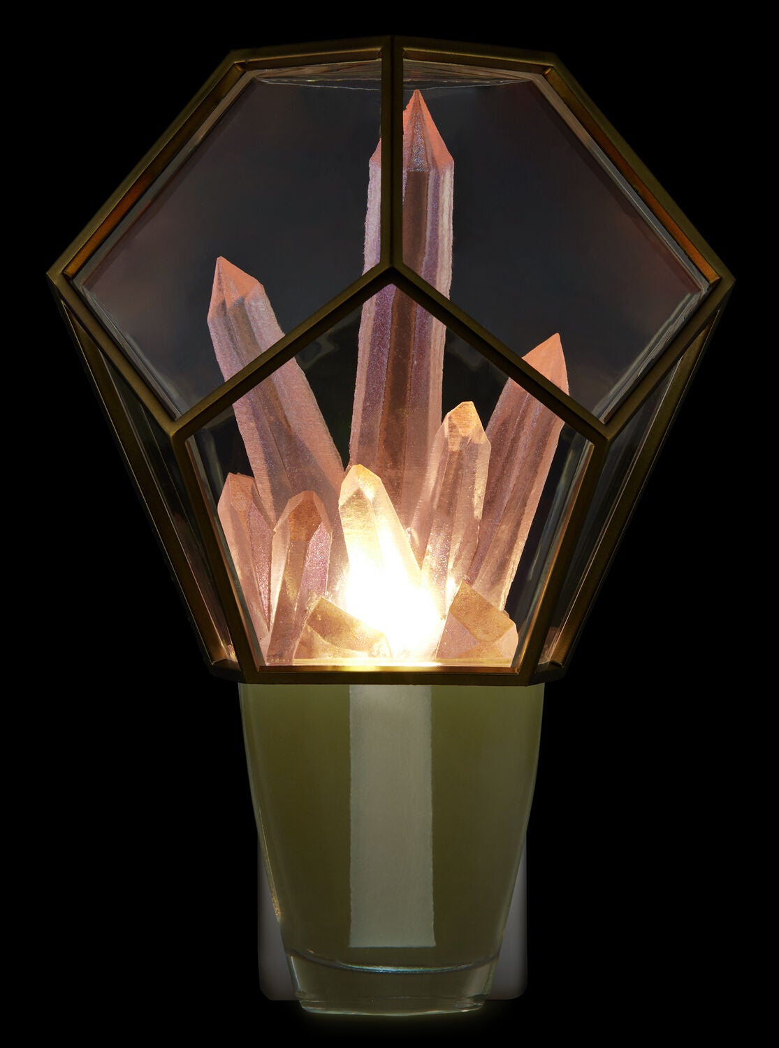 Crystal Terrarium Nightlight Wallflowers Fragrance Plug